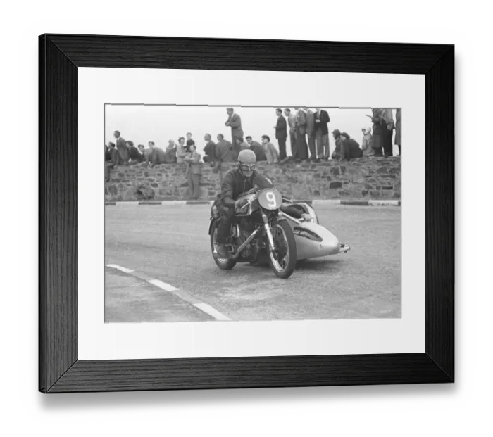 Framed Print : Bill Beevers & Bill Mundy (Norton) 1954 Sidecar TT Framed Print : Bill Beevers & Bill Mundy (Norton) 1954 Sidecar TT