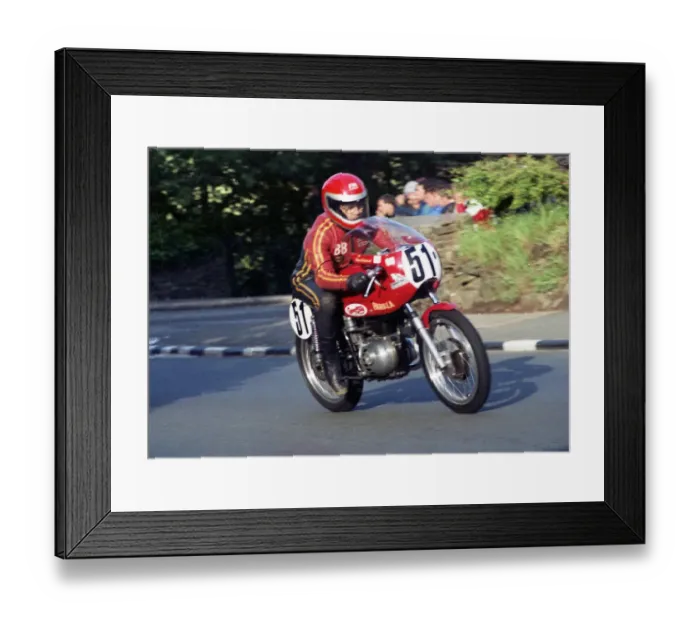 Framed Print : Bernard Beardsworth (Parilla) 1990 Classic Lap Framed Print : Bernard Beardsworth (Parilla) 1990 Classic Lap