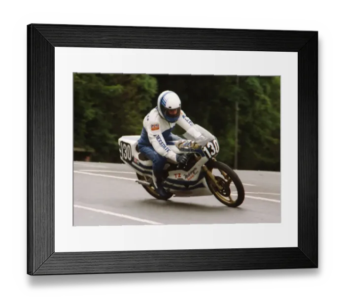 Framed Print : David Beattie (MBA) 1989 Ultra Lightweight TT Framed Print : David Beattie (MBA) 1989 Ultra Lightweight TT