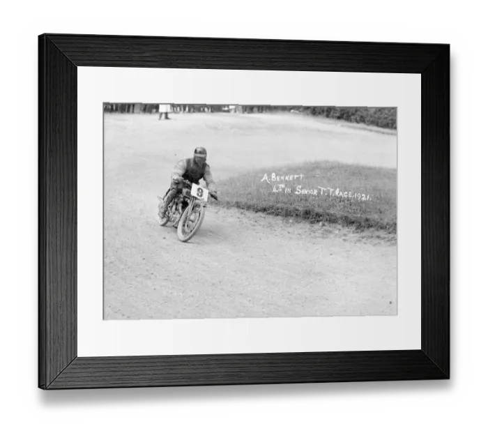 Framed Print : Alec Bennett (Sunbeam) 1921 Senior TT Framed Print : Alec Bennett (Sunbeam) 1921 Senior TT
