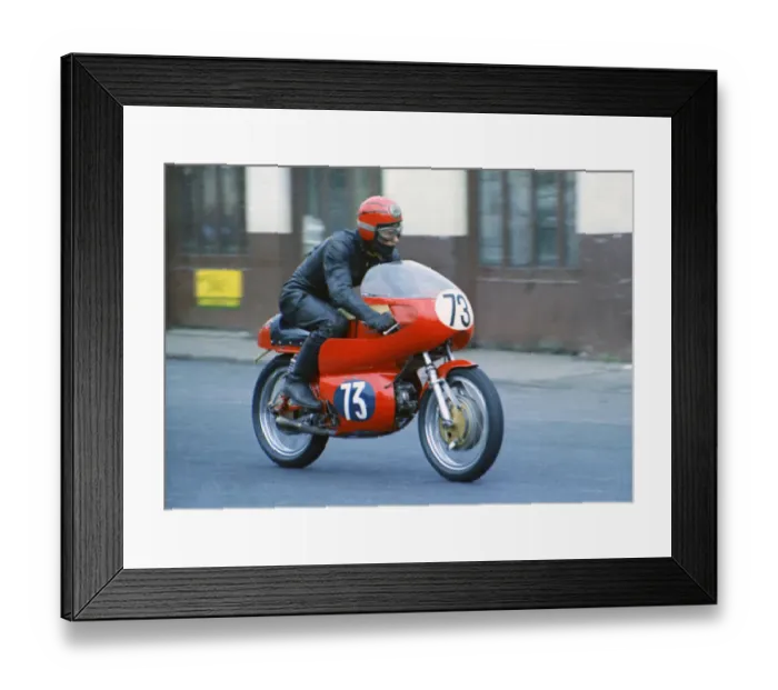 Framed Print : Godfrey Benson (Aermacchi) 1968 Junior TT Framed Print : Godfrey Benson (Aermacchi) 1968 Junior TT