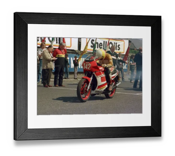 Framed Print : Frank Finch (Yamaha) 1986 Production C TT Framed Print : Frank Finch (Yamaha) 1986 Production C TT
