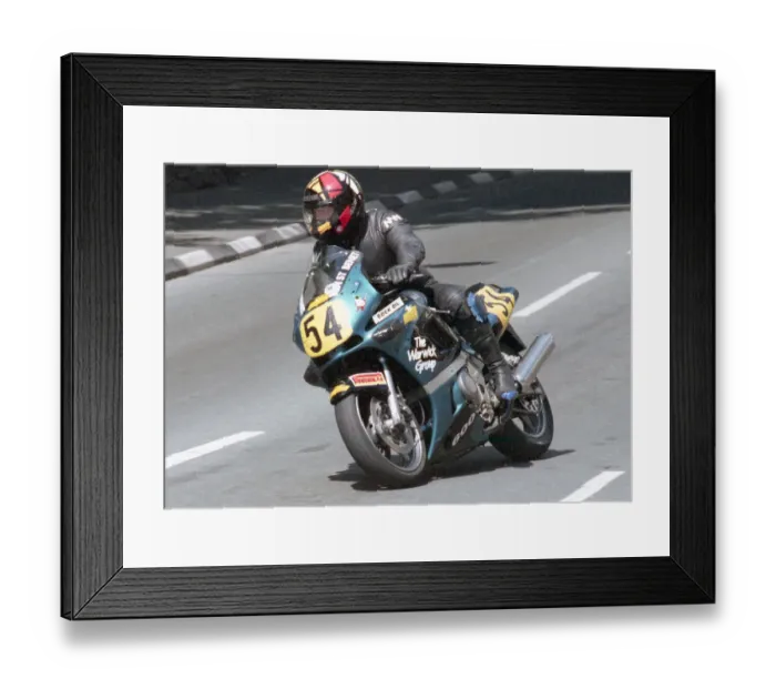 Framed Print : Vince Bennett (Kawasaki) 1994 Supersport 600 TT Framed Print : Vince Bennett (Kawasaki) 1994 Supersport 600 TT
