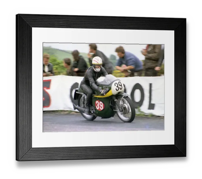 Framed Print : John Blanchard (Velocette) 1968 Production TT Framed Print : John Blanchard (Velocette) 1968 Production TT