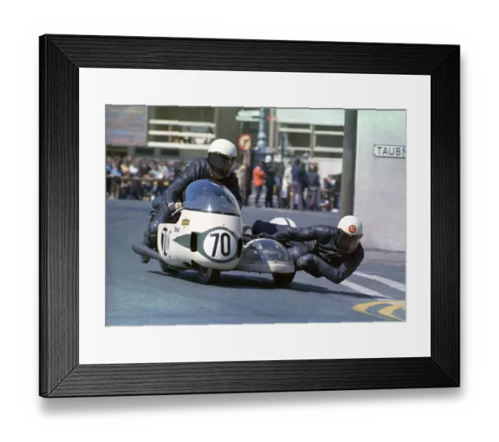 Framed Print : Denis Westwood & J Wilson (Wackman Norton) 1973 500 Sidecar TT Framed Print : Denis Westwood & J Wilson (Wackman Norton) 1973 500 Sidecar TT