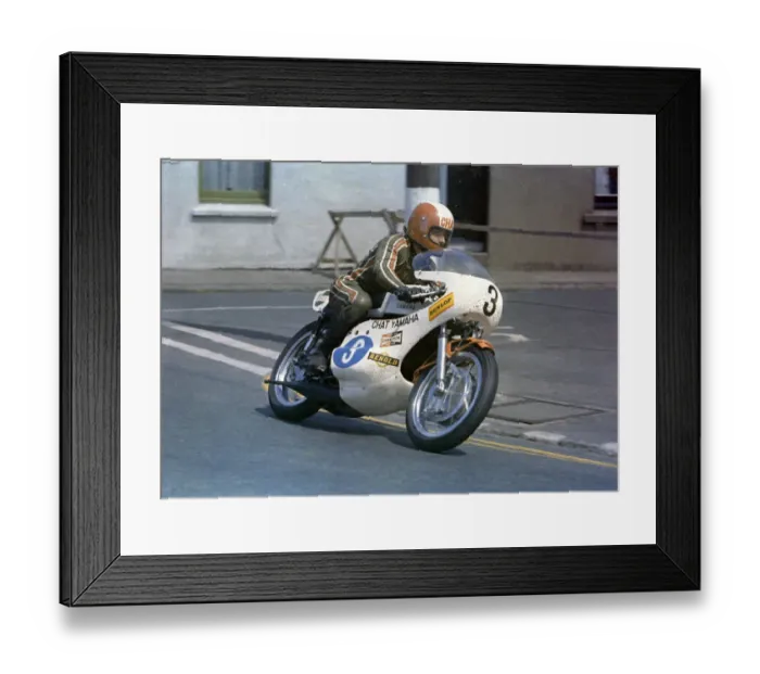 Framed Print : Derek Chatterton (Chat Yamaha) 1973 Junior TT Framed Print : Derek Chatterton (Chat Yamaha) 1973 Junior TT
