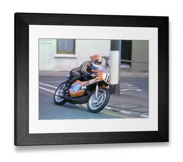 Framed Print : Tony Rutter (Yamaha) 1973 Junior TT Framed Print : Tony Rutter (Yamaha) 1973 Junior TT