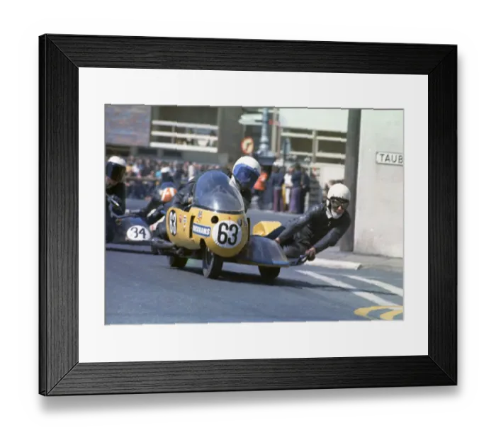 Framed Print : Artie & Edda Oates (BSA) 1973 500 Sidecar TT Framed Print : Artie & Edda Oates (BSA) 1973 500 Sidecar TT