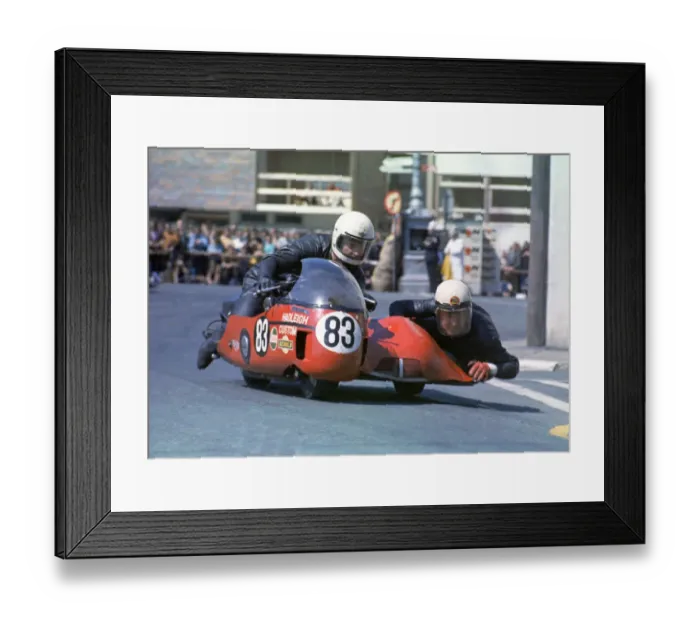 Framed Print : Dave Bexley & Bernard Tyler (Honda) 1973 500 Sidecar TT Framed Print : Dave Bexley & Bernard Tyler (Honda) 1973 500 Sidecar TT
