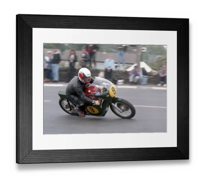 Framed Print : Tony Bingley (Seeley Matchless) 1992 TT Parade Lap Framed Print : Tony Bingley (Seeley Matchless) 1992 TT Parade Lap