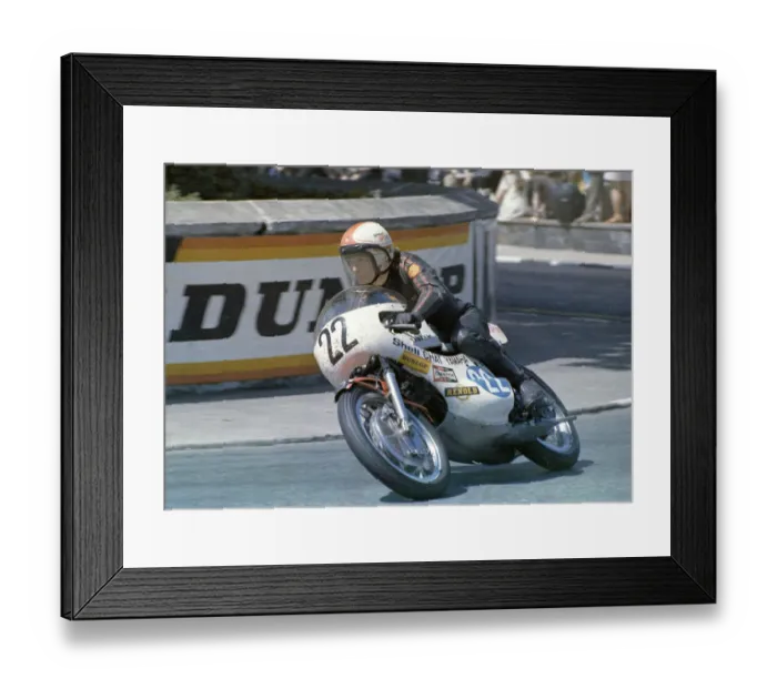 Framed Print : Mick Chatterton (Chat Yamaha) 1973 Junior TT Framed Print : Mick Chatterton (Chat Yamaha) 1973 Junior TT