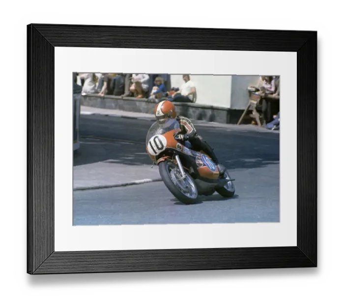 Framed Print : Tony Rutter (Yamaha) 1973 Junior TT Framed Print : Tony Rutter (Yamaha) 1973 Junior TT