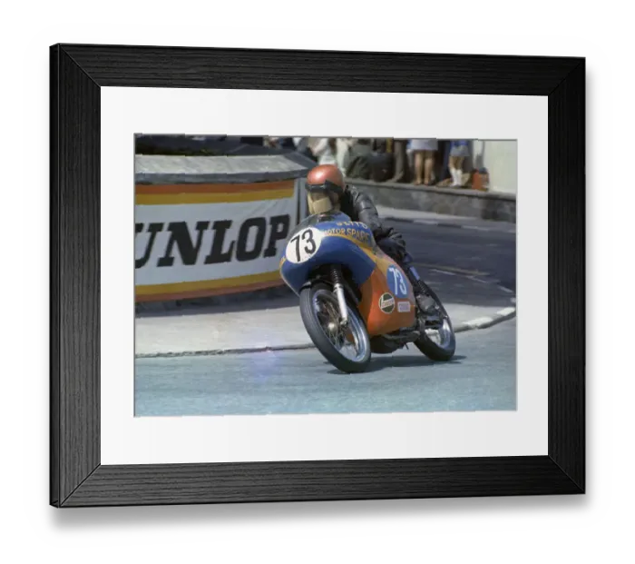 Framed Print : Jeff Boniface (Norton) 1973 Junior TT Framed Print : Jeff Boniface (Norton) 1973 Junior TT