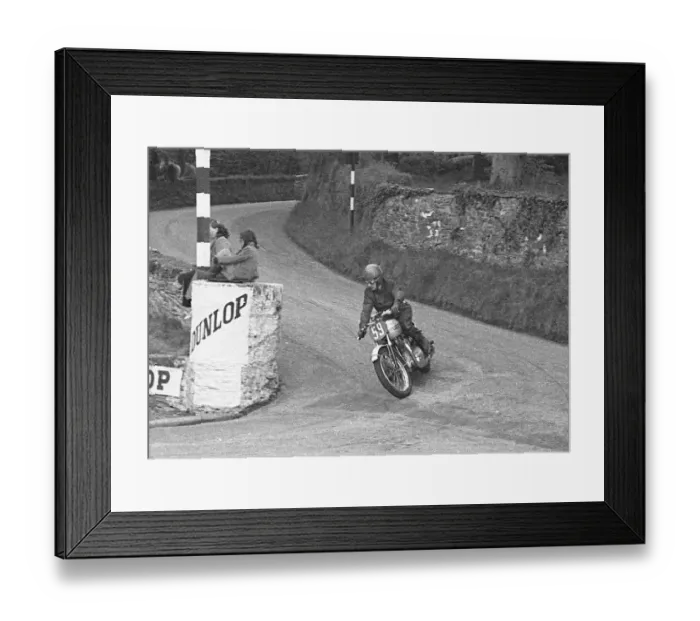 Framed Print : Eric Bowman (Triumph) 1951 Senior Clubman TT Framed Print : Eric Bowman (Triumph) 1951 Senior Clubman TT