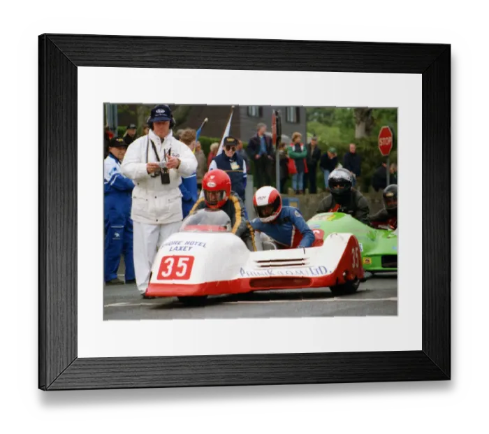 Framed Print : John Booth & Mike Cain (Honda) 1996 Sidecar TT Framed Print : John Booth & Mike Cain (Honda) 1996 Sidecar TT