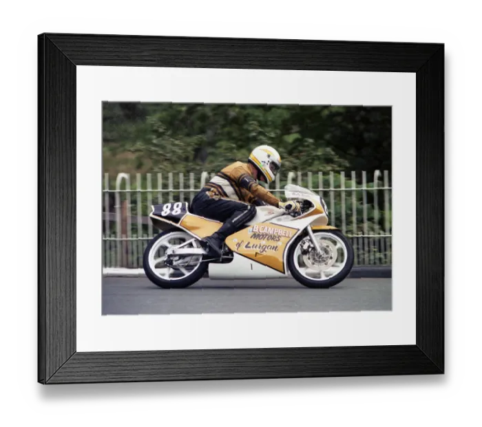 Framed Print : Bertie Bradford (Honda) 1990 Ultra Lightweight TT Framed Print : Bertie Bradford (Honda) 1990 Ultra Lightweight TT