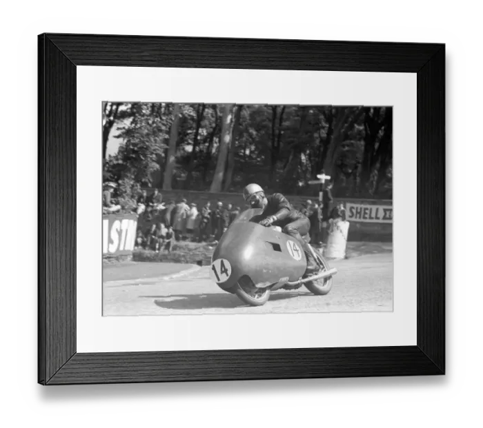 Framed Print : Bob Brown (NSU) 1957 Lightweight TT Framed Print : Bob Brown (NSU) 1957 Lightweight TT