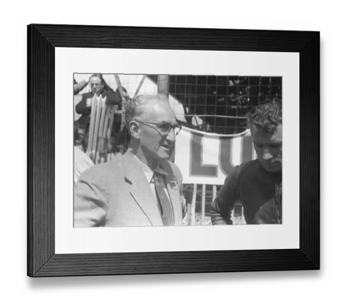 Framed Print : Stanley Woods and Bob Brown 1957 Senior TT Framed Print : Stanley Woods and Bob Brown 1957 Senior TT