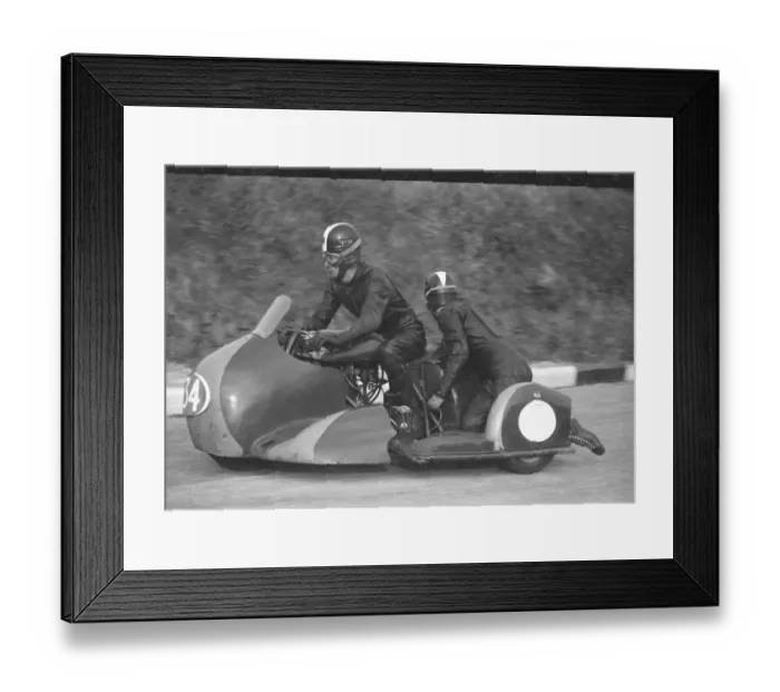 Framed Print : Fred Brindley & Jack Waugh (BSA) 1959 Sidecar TT Framed Print : Fred Brindley & Jack Waugh (BSA) 1959 Sidecar TT