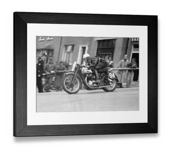 Framed Print : Ken Brough (BSA) 1952 Senior Clubman TT Framed Print : Ken Brough (BSA) 1952 Senior Clubman TT