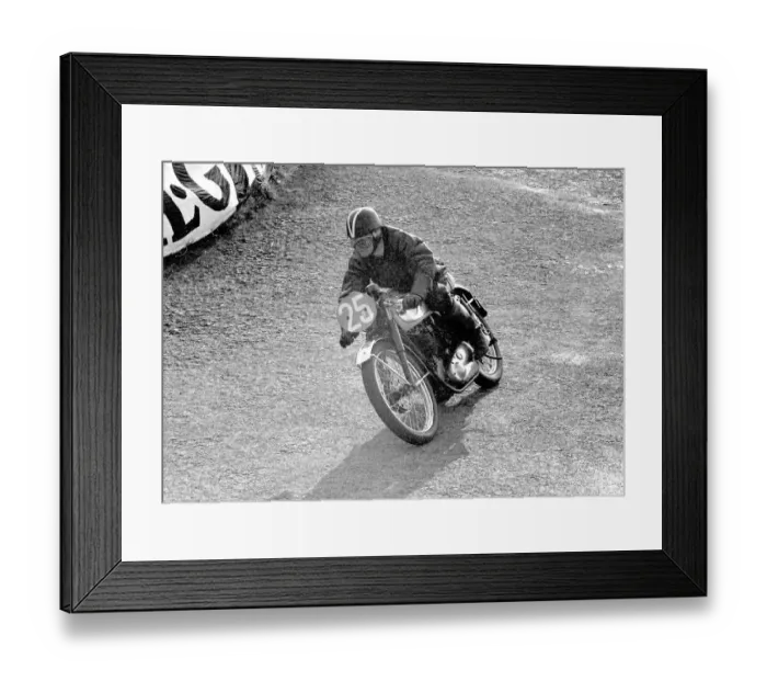 Framed Print : Alan Brodrick (BSA) 1955 Clubman Junior TT Framed Print : Alan Brodrick (BSA) 1955 Clubman Junior TT