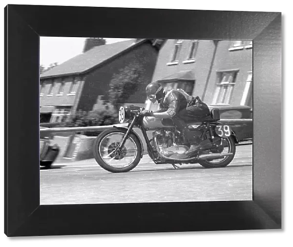 Mike Brookes (Triumph) 1956 Clubman Senior TT