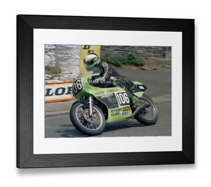 Framed Print : Merv Brookes (Kerby Ducati) 1986 Formula Two TT Framed Print : Merv Brookes (Kerby Ducati) 1986 Formula Two TT