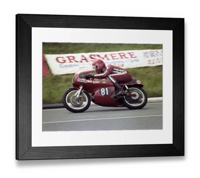 Framed Print : Henry Brown (Aermacchi Cagiva) 1981 Formula 3 TT Framed Print : Henry Brown (Aermacchi Cagiva) 1981 Formula 3 TT