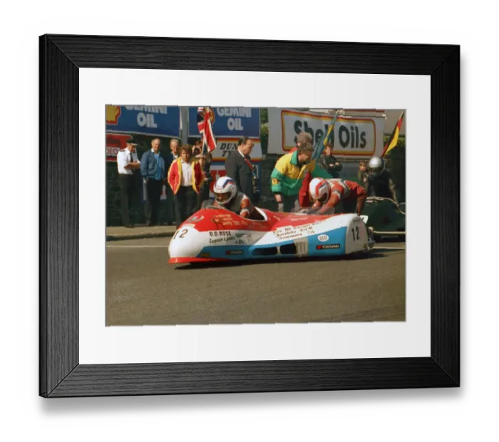 Framed Print : Dennis Brown & Billy Nelson (Yamaha) 1988 Sidecar TT Framed Print : Dennis Brown & Billy Nelson (Yamaha) 1988 Sidecar TT