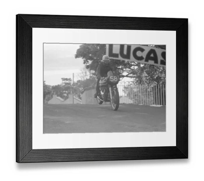 Framed Print : Keith Bryen (Matchless) 1957 Senior TT Framed Print : Keith Bryen (Matchless) 1957 Senior TT