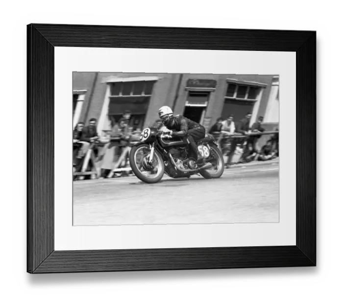 Framed Print : Keith Bryen (Matchless) 1957 Senior TT Framed Print : Keith Bryen (Matchless) 1957 Senior TT
