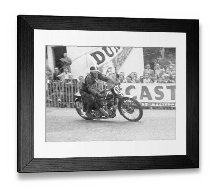 Framed Print : Tommy Brown (Excelsior) 1950 Lightweight Clubman TT Framed Print : Tommy Brown (Excelsior) 1950 Lightweight Clubman TT