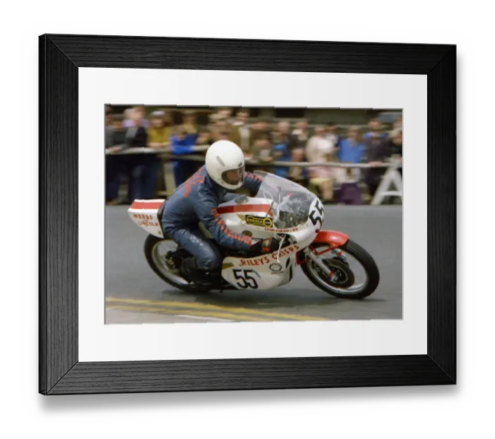 Framed Print : Rick Burrows (Yamaha) 1976 Classic TT Framed Print : Rick Burrows (Yamaha) 1976 Classic TT