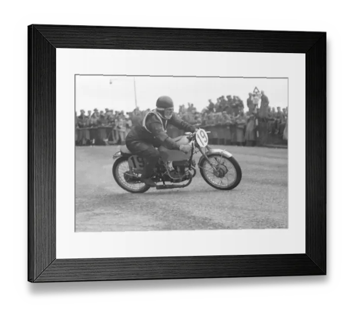 Framed Print : Frank Burman (EMC Puch) 1955 Ultra Lightweight TT Framed Print : Frank Burman (EMC Puch) 1955 Ultra Lightweight TT