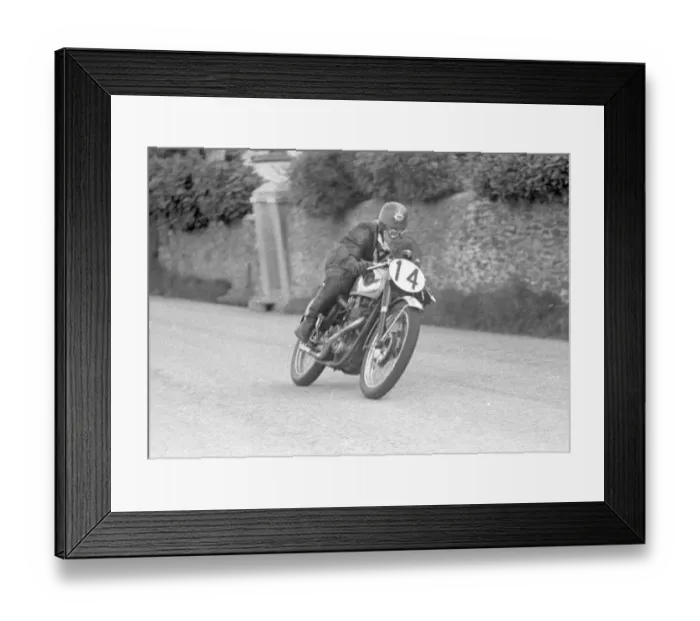 Framed Print : Frank Burgess (BSA) 1954 Junior Clubman TT Framed Print : Frank Burgess (BSA) 1954 Junior Clubman TT