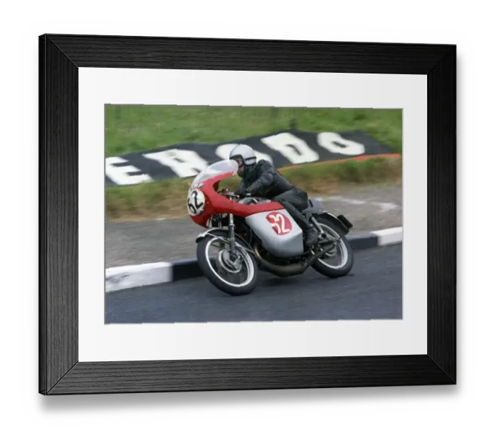 Framed Print : Trevor Burgess (Ossa) 1968 Production TT Framed Print : Trevor Burgess (Ossa) 1968 Production TT