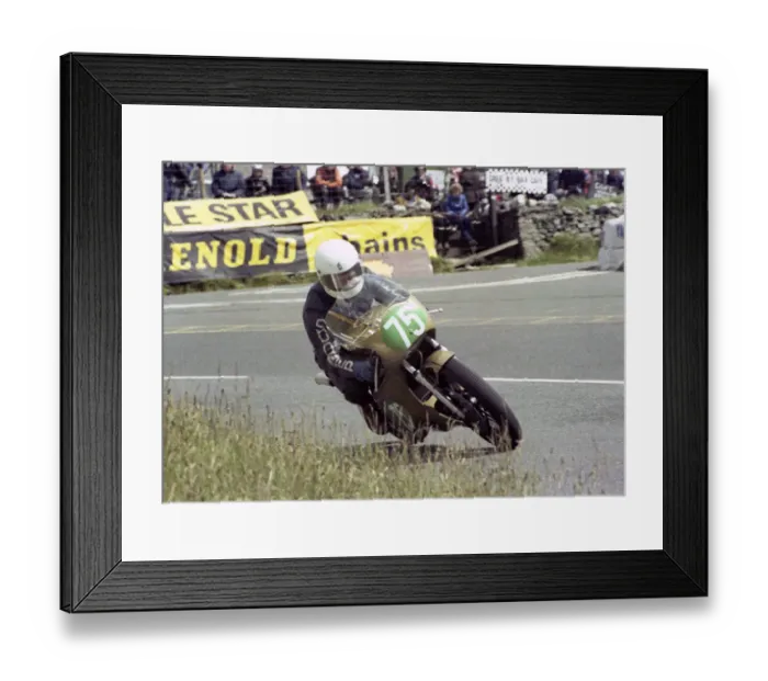 Framed Print : Rick Burrows (Yamaha) 1980 Junior TT Framed Print : Rick Burrows (Yamaha) 1980 Junior TT