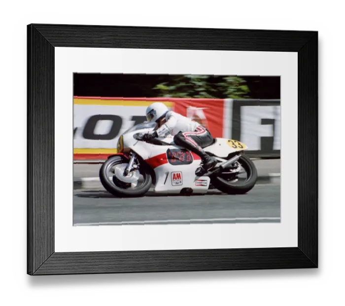 Framed Print : Keith Buckley (Police Yamaha) 1982 Senior TT Framed Print : Keith Buckley (Police Yamaha) 1982 Senior TT