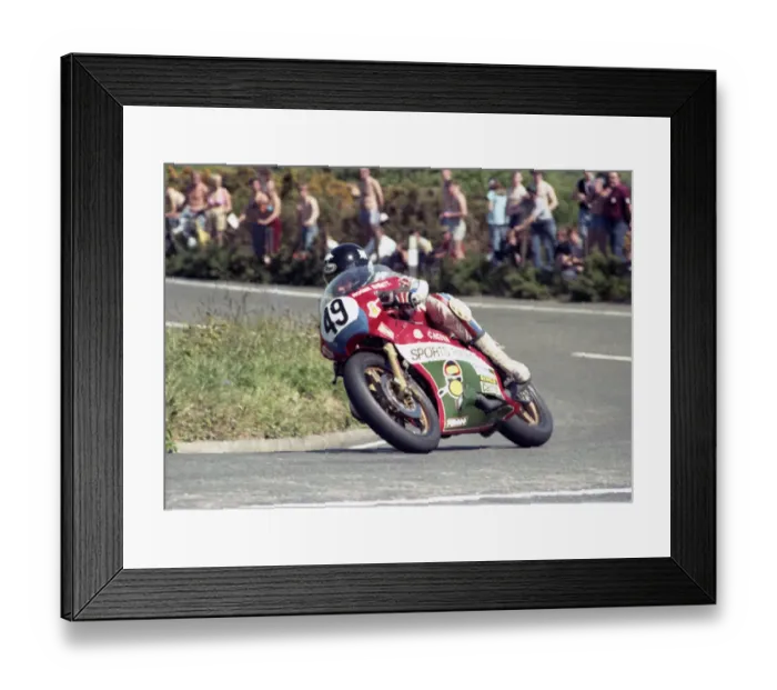 Framed Print : Roger Burnett (Cagiva) 1984 Formula One TT Framed Print : Roger Burnett (Cagiva) 1984 Formula One TT