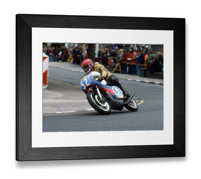 Framed Print : Keith Buckley (Yamaha) 1977 Jubilee TT Framed Print : Keith Buckley (Yamaha) 1977 Jubilee TT