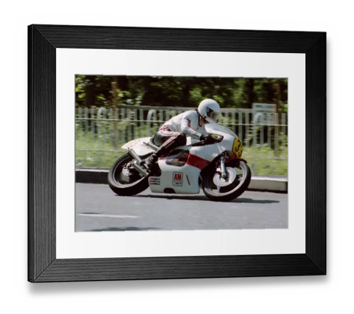 Framed Print : Keith Buckley (Police Yamaha) 1982 Senior TT Framed Print : Keith Buckley (Police Yamaha) 1982 Senior TT