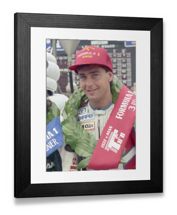 Framed Print : Roger Burnett (Honda) 1988 Formula One TT Framed Print : Roger Burnett (Honda) 1988 Formula One TT