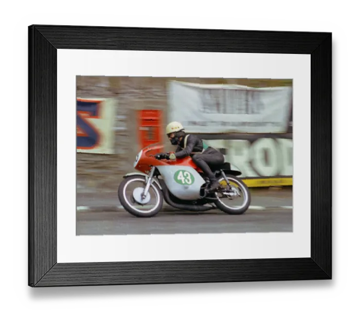 Framed Print : Ian Burne (Bultaco) 1965 Lightweight TT Framed Print : Ian Burne (Bultaco) 1965 Lightweight TT