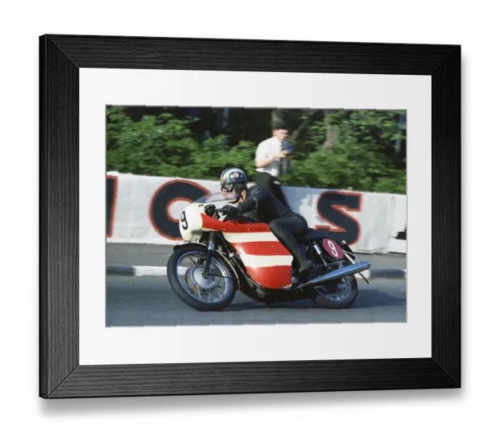 Framed Print : Rex Butcher (Triumph) 1967 Production TT Framed Print : Rex Butcher (Triumph) 1967 Production TT