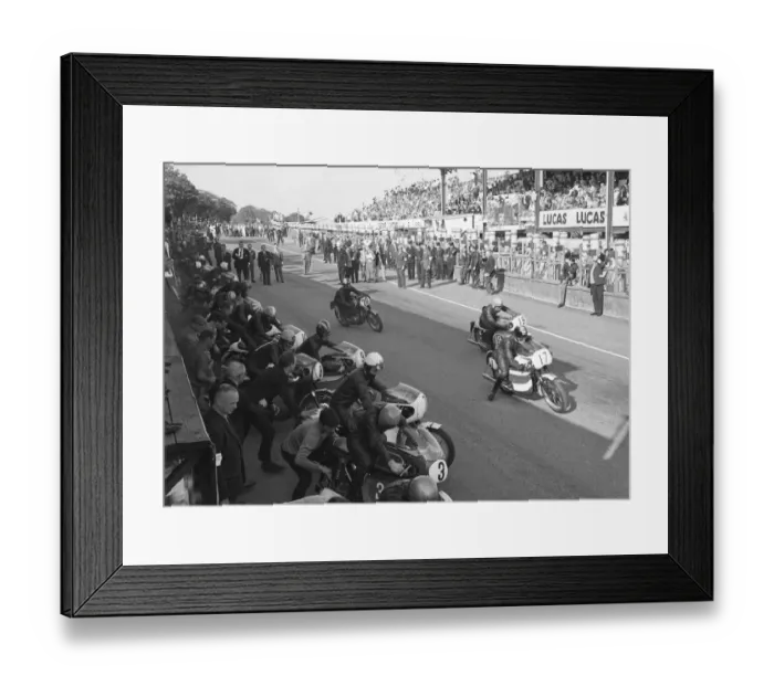 Framed Print : Peter Butler (Triumph) 1967 Production TT Framed Print : Peter Butler (Triumph) 1967 Production TT