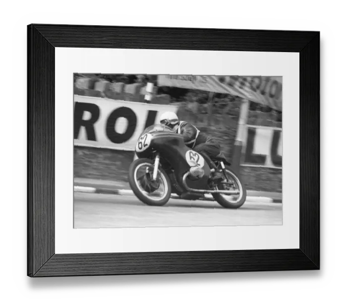 Framed Print : Hans Otto Butenuth (BMW) 1964 Senior TT