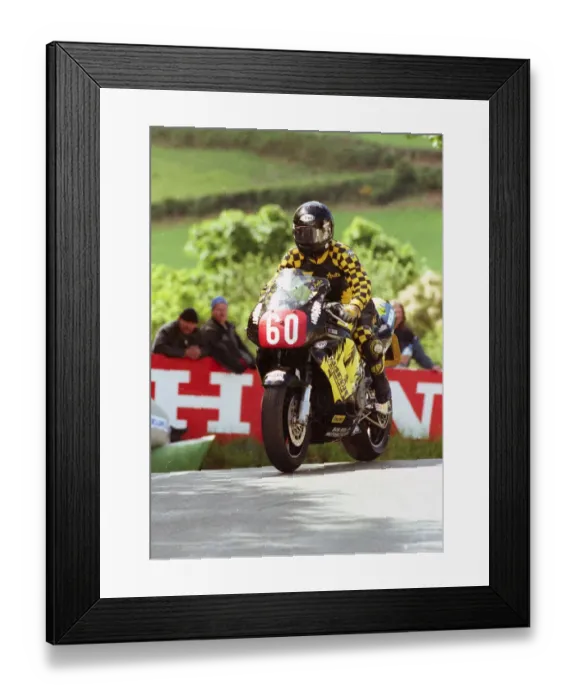 Framed Print : Anita Buxton (Honda) 1998 Production TT Framed Print : Anita Buxton (Honda) 1998 Production TT