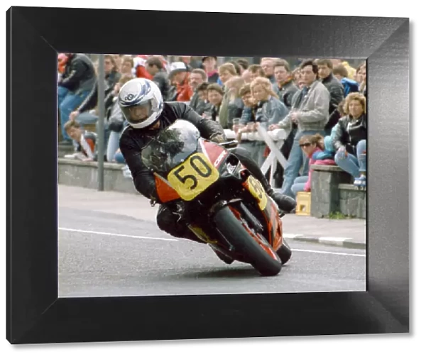 Hans Otto Butenuth (Honda) 1991 Supersport 600 TT