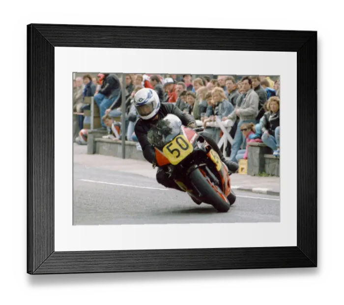 Framed Print : Hans Otto Butenuth (Honda) 1991 Supersport 600 TT Framed Print : Hans Otto Butenuth (Honda) 1991 Supersport 600 TT