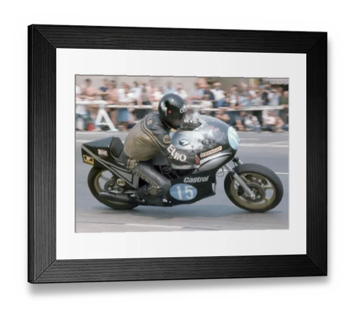 Framed Print : Hans Otto Butenuth (Ducati) 1982 Formula Two TT Framed Print : Hans Otto Butenuth (Ducati) 1982 Formula Two TT